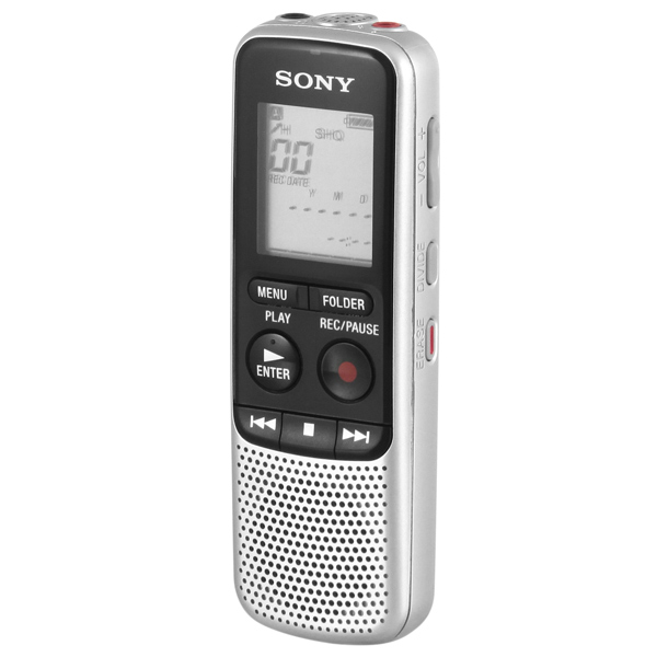 Sony Voice Recorder Digital 4GB silver Series BX