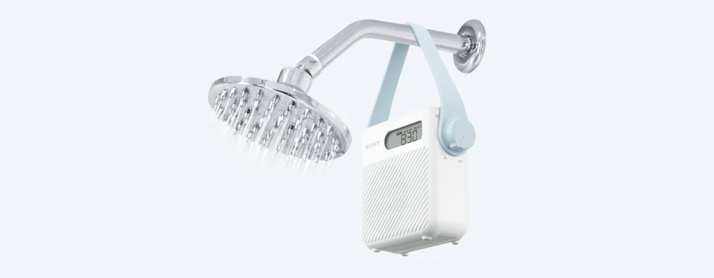 Radio de douche avec haut-parleur