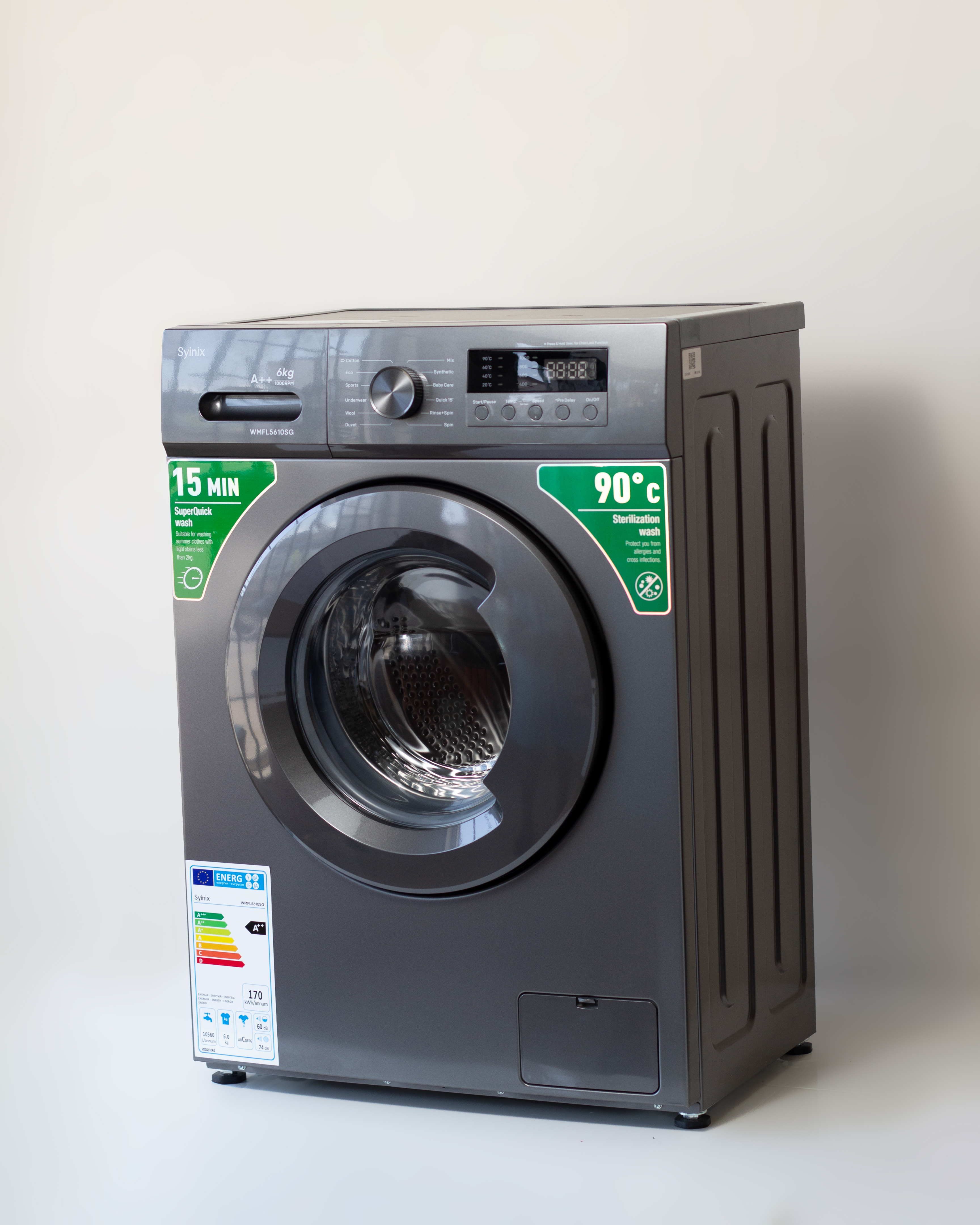 Lave linge Syinix 6kg